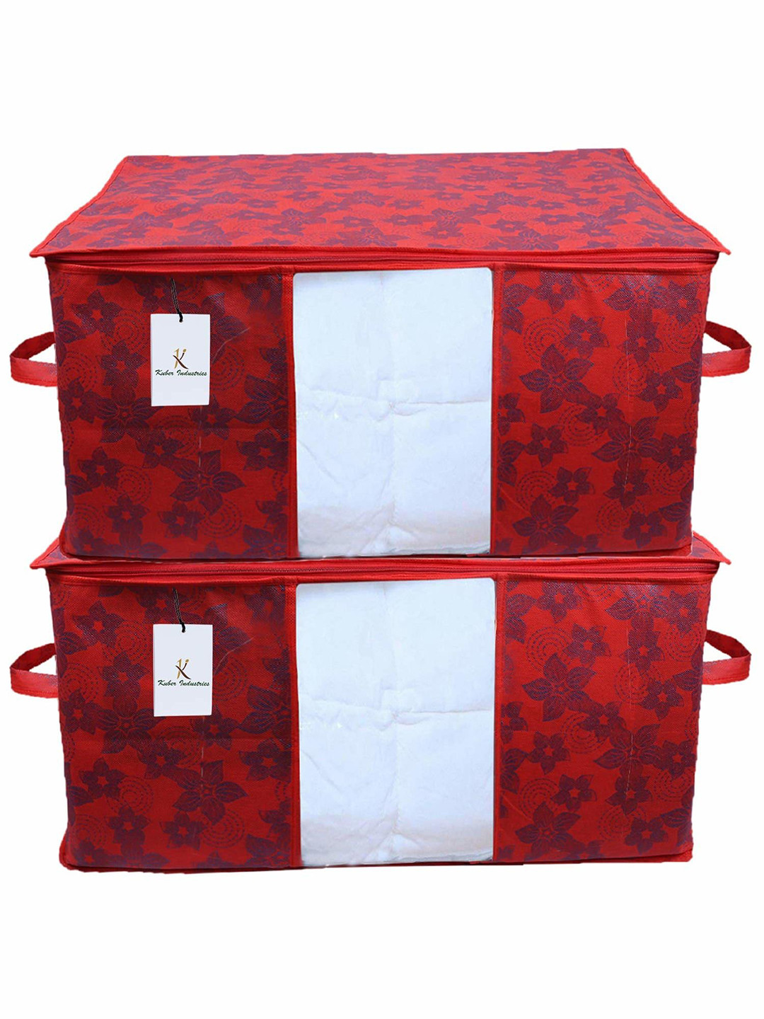 

Kuber Industries Maroon 2 Pieces Regular Multi-Utility Organisers