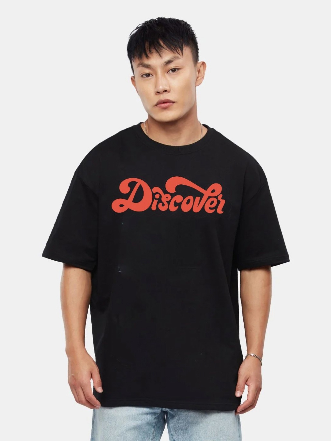 

RARESCAPE Men Typography Pockets T-shirt, Black