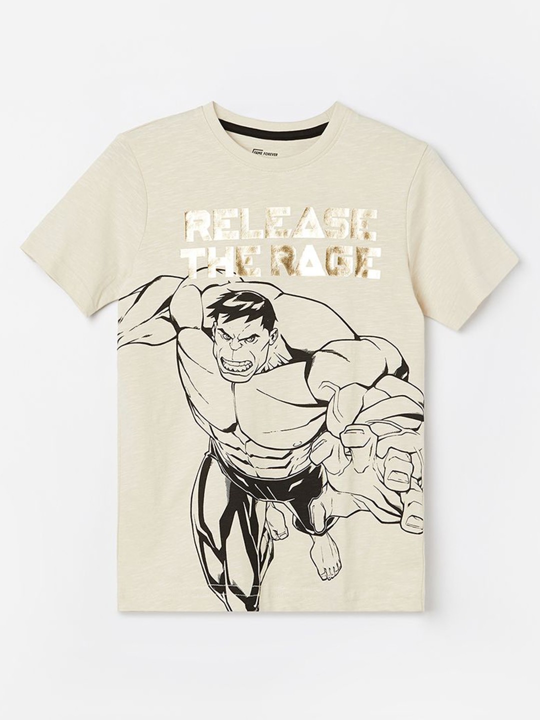 

Fame Forever by Lifestyle Boys Hulk T Shirt, Beige