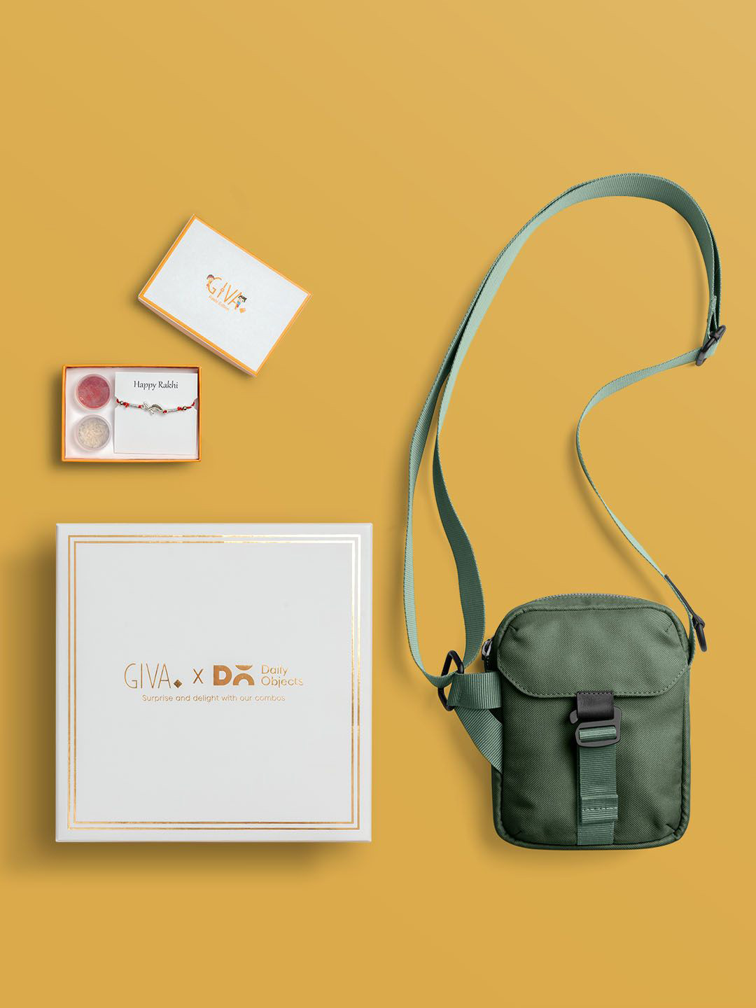 

DailyObjects Half Moon Satchel, Green