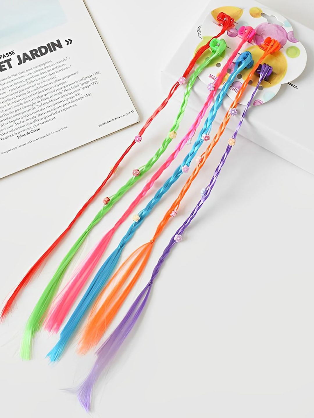 

SYGA Twist Braid Rope Ponytail Hair Extension, Multi