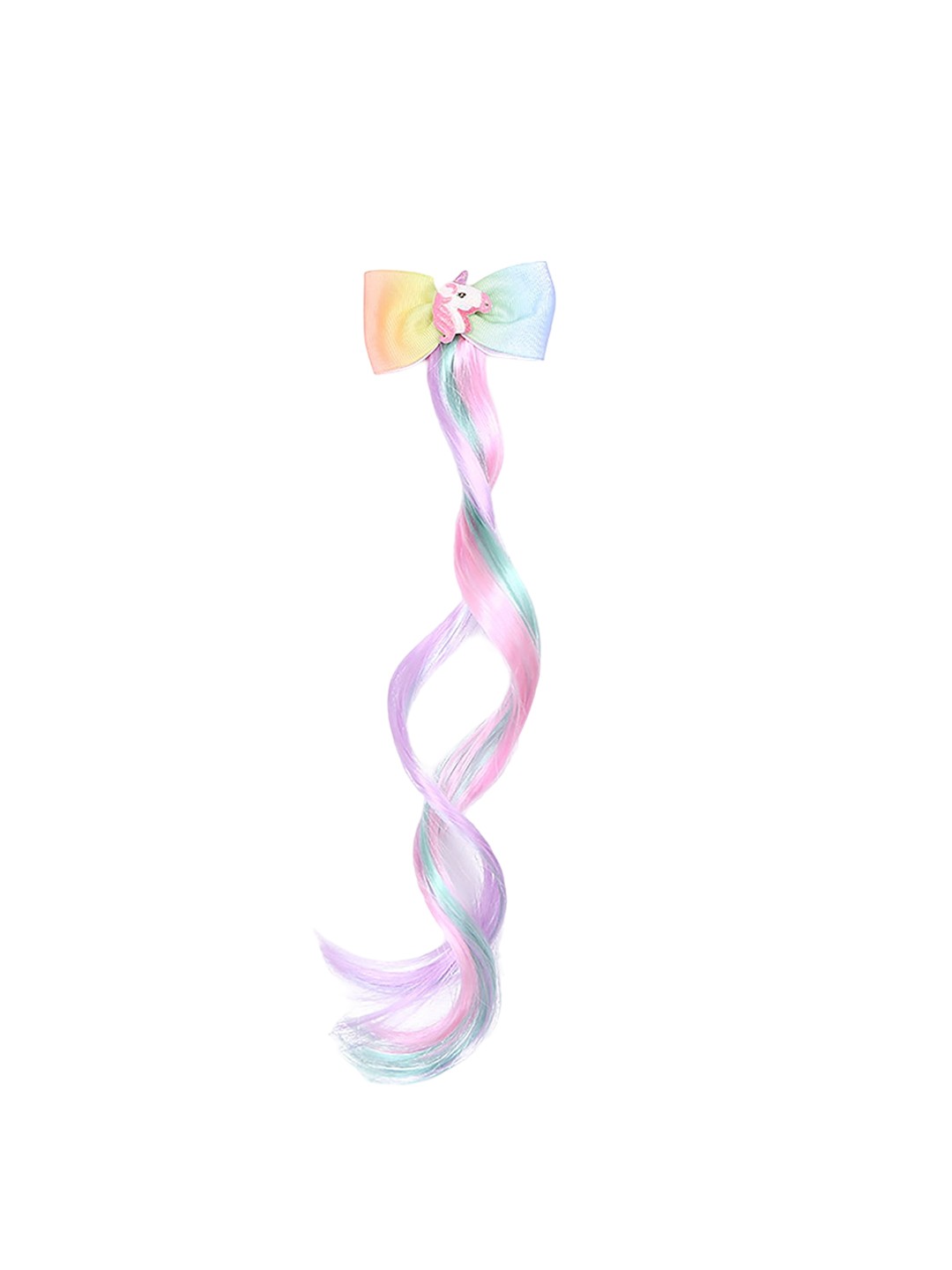 

SYGA Unicorn Design Bow Hair Extension, Multi