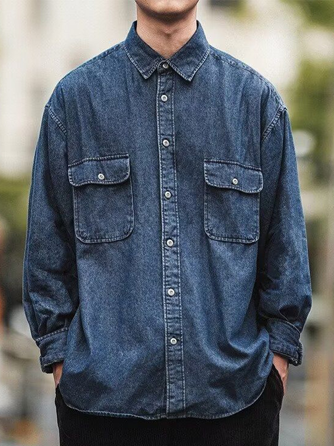 

StyleCast Men Opaque Casual Shirt, Blue
