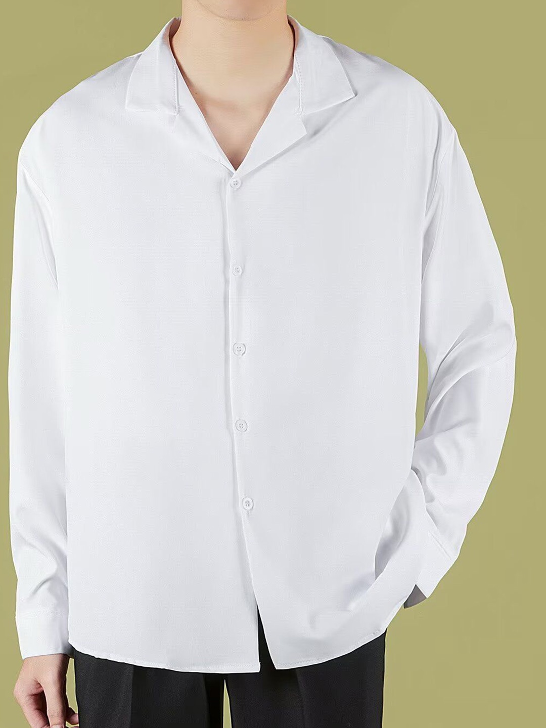 

StyleCast Men Opaque Formal Shirt, White