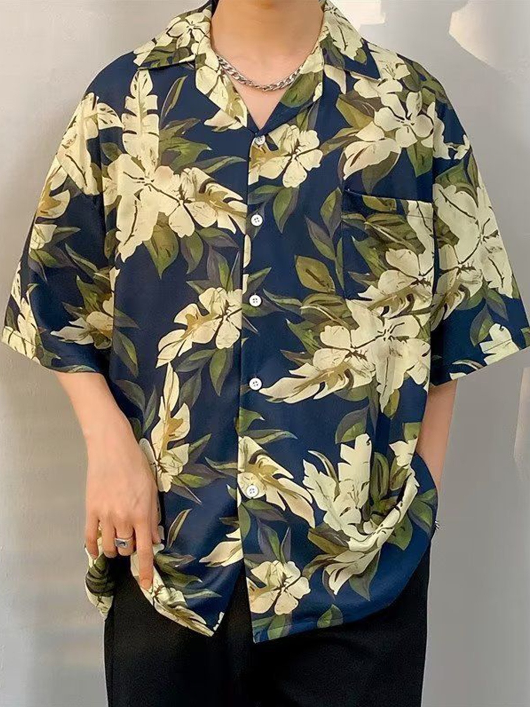 

StyleCast Men Floral Opaque Printed Casual Shirt, Blue