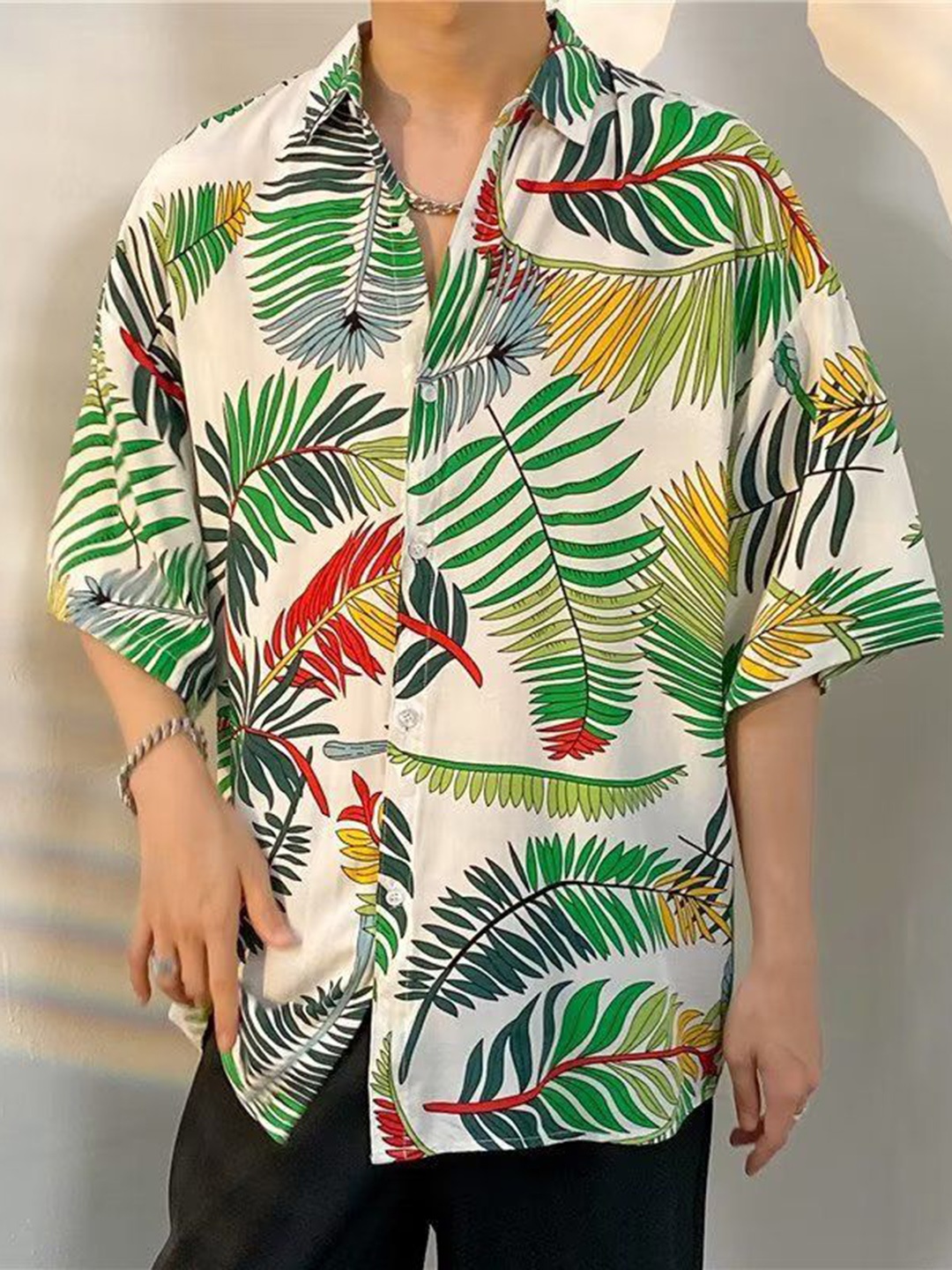 

StyleCast Men Floral Opaque Printed Casual Shirt, Multi