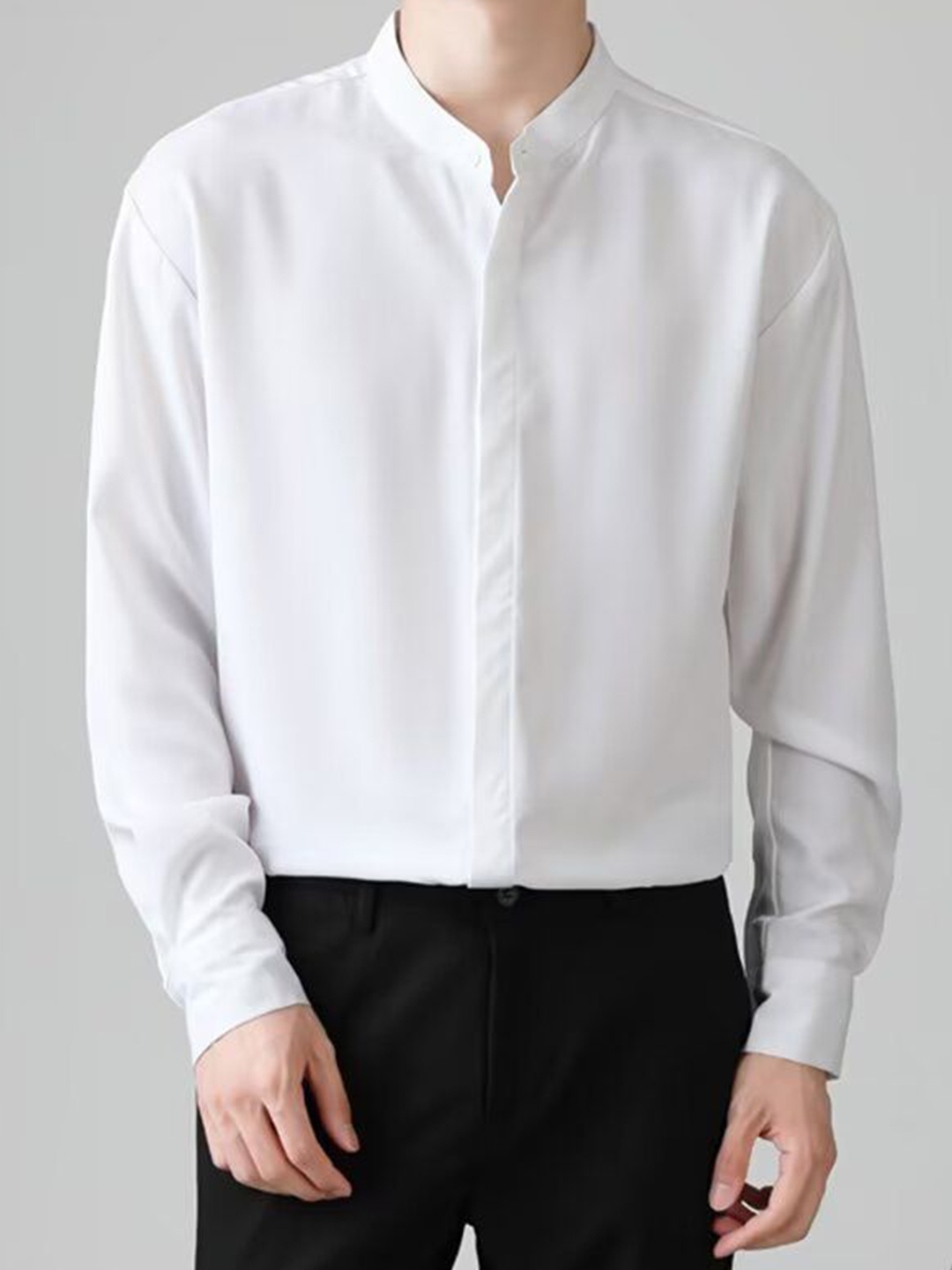 

StyleCast Men Opaque Formal Shirt, White