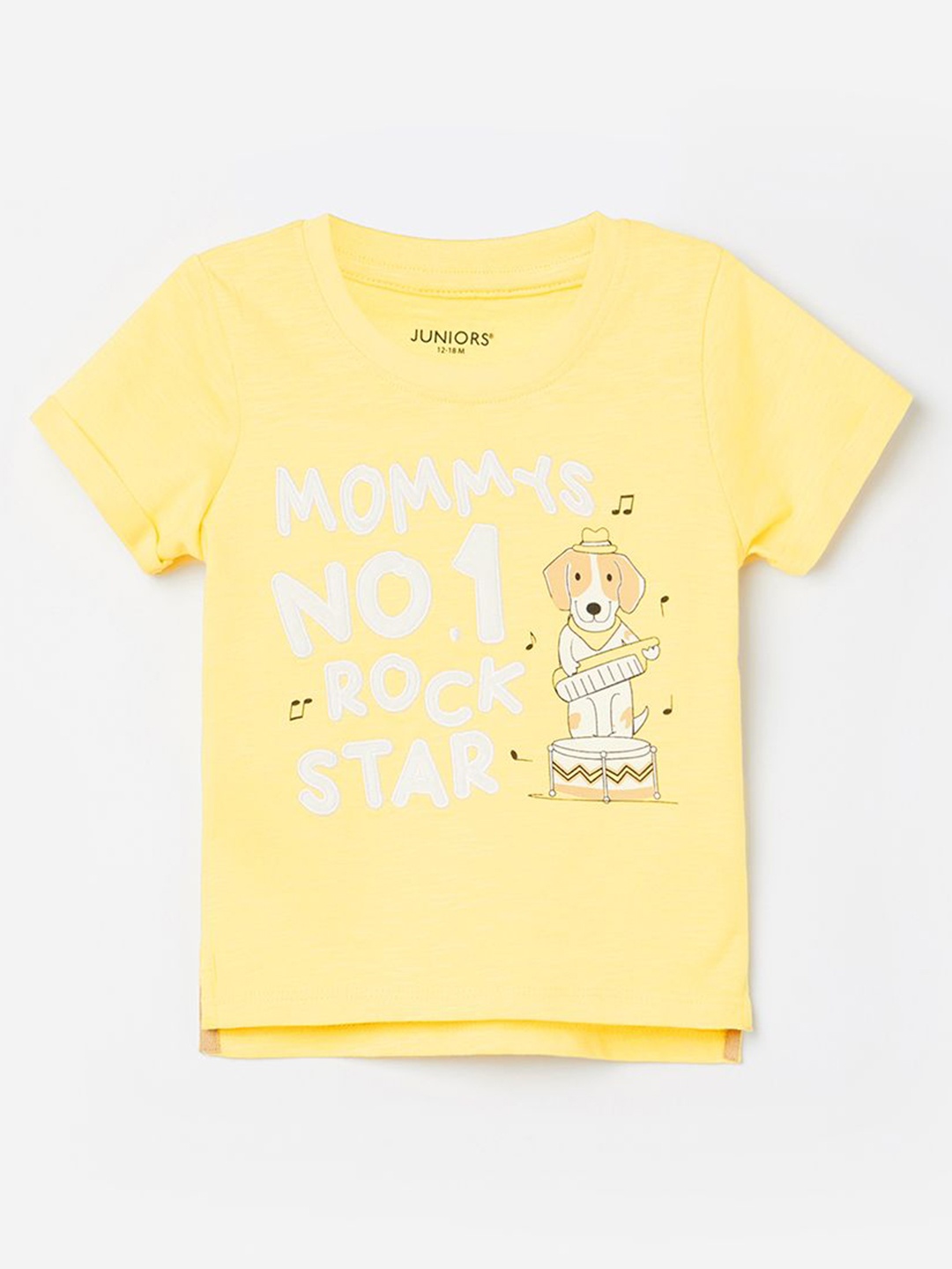 

Juniors by Lifestyle Boys Printed Applique T-shirt, Yellow