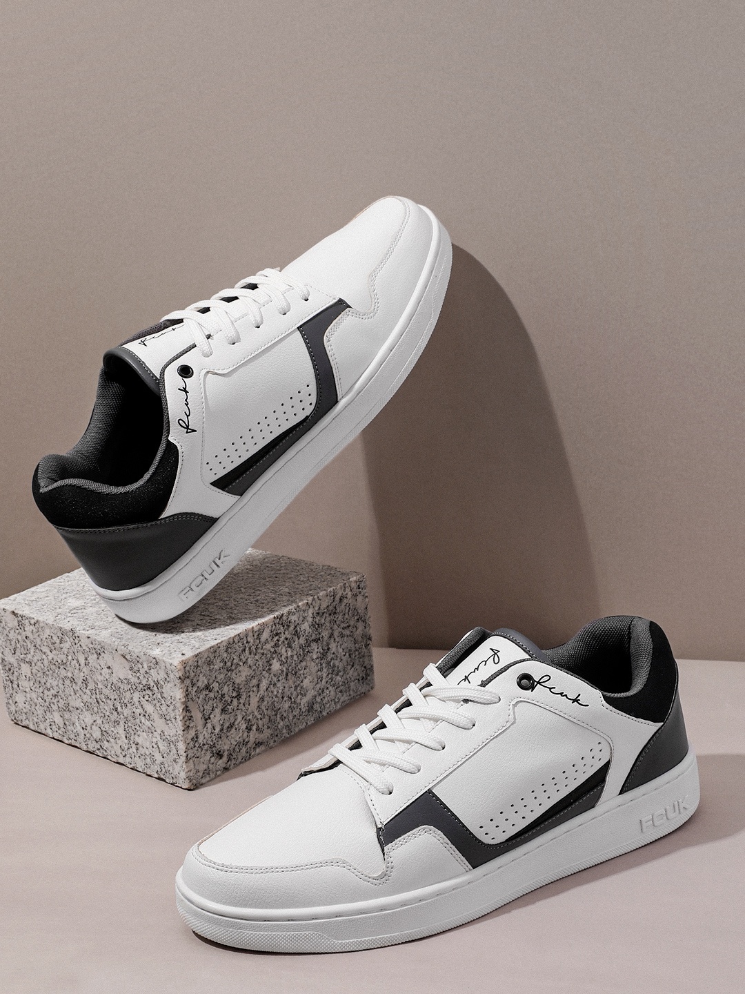 

FCUK Men Everyday Sneakers, White