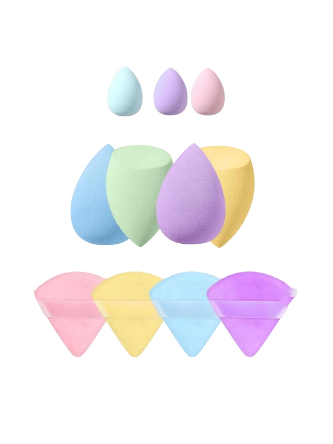 

Facejewel Set of 11 Makeup Beauty Blenders, Multi