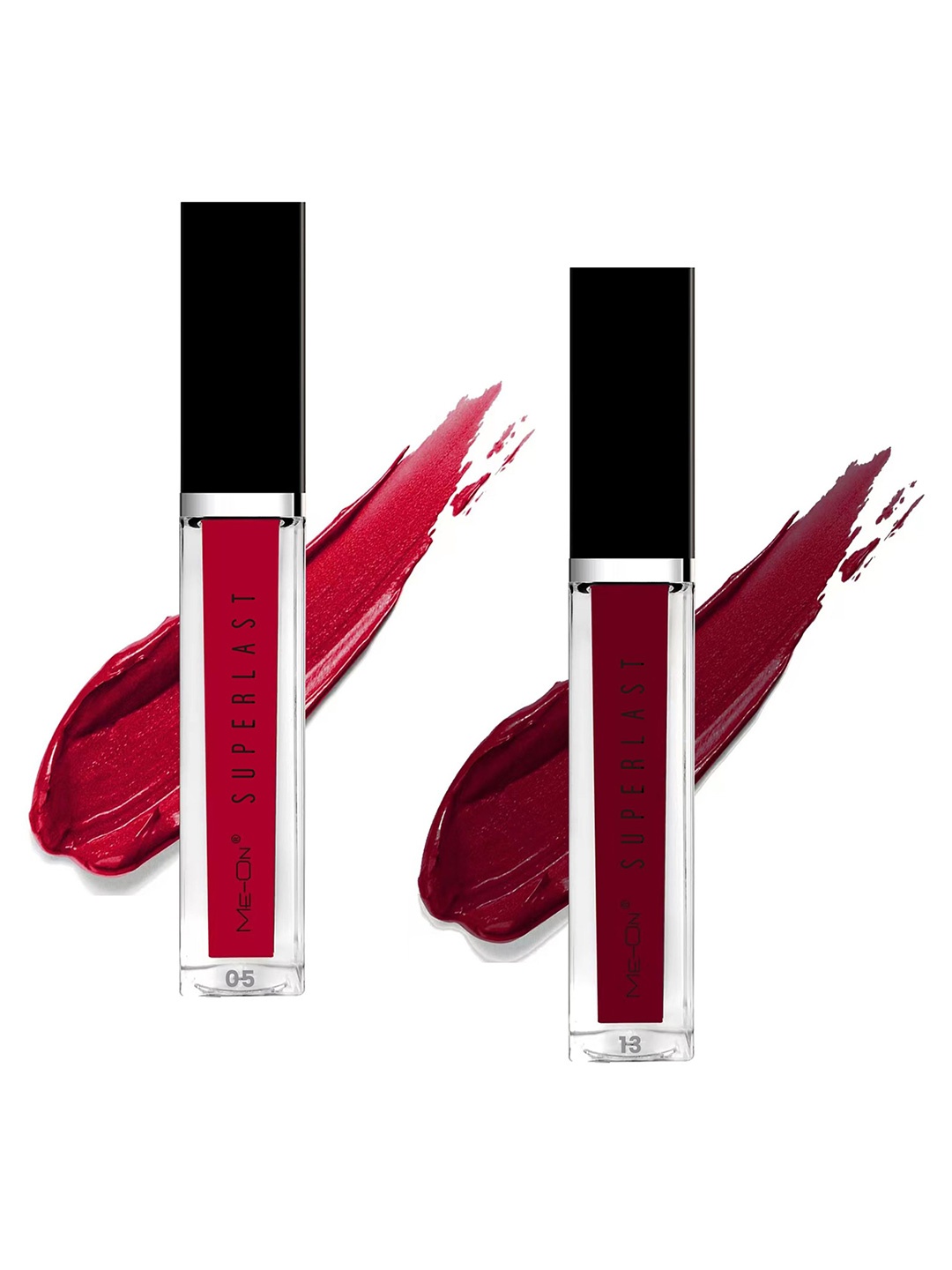 

ME-ON Set Of 2 Superlast Matte Liquid Lipstick - Shade 05-13 6 ml, Multi