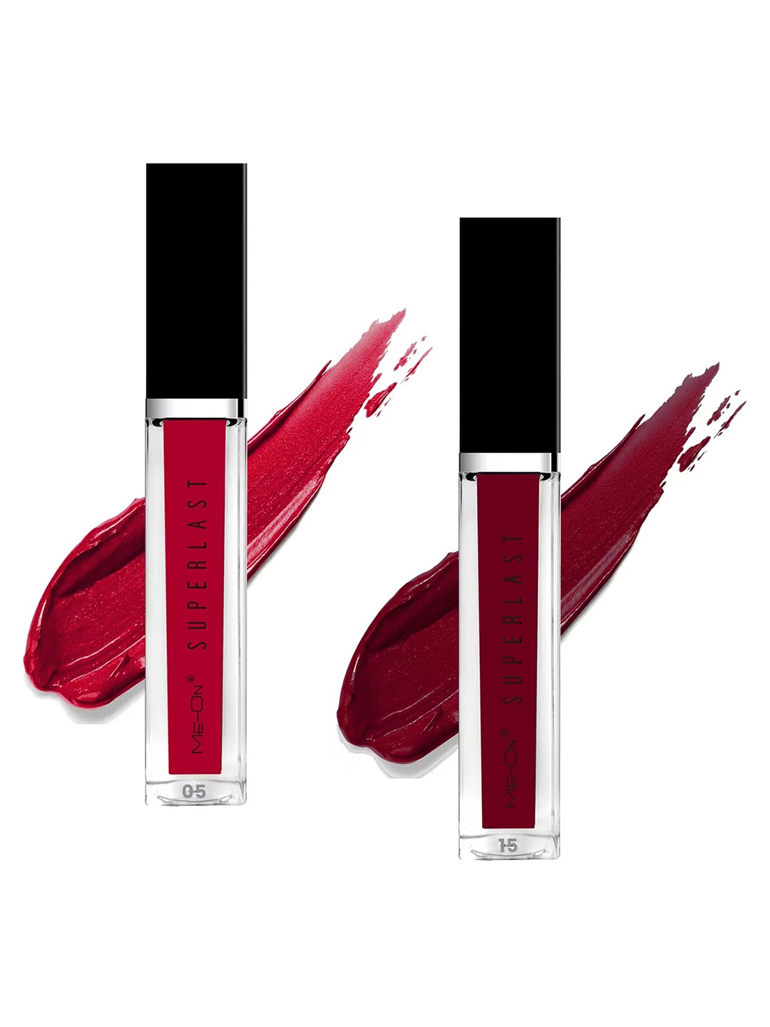 

ME-ON Set Of 2 Superlast Matte Liquid Lipstick -Shade 05-15 - 6ml, Multi