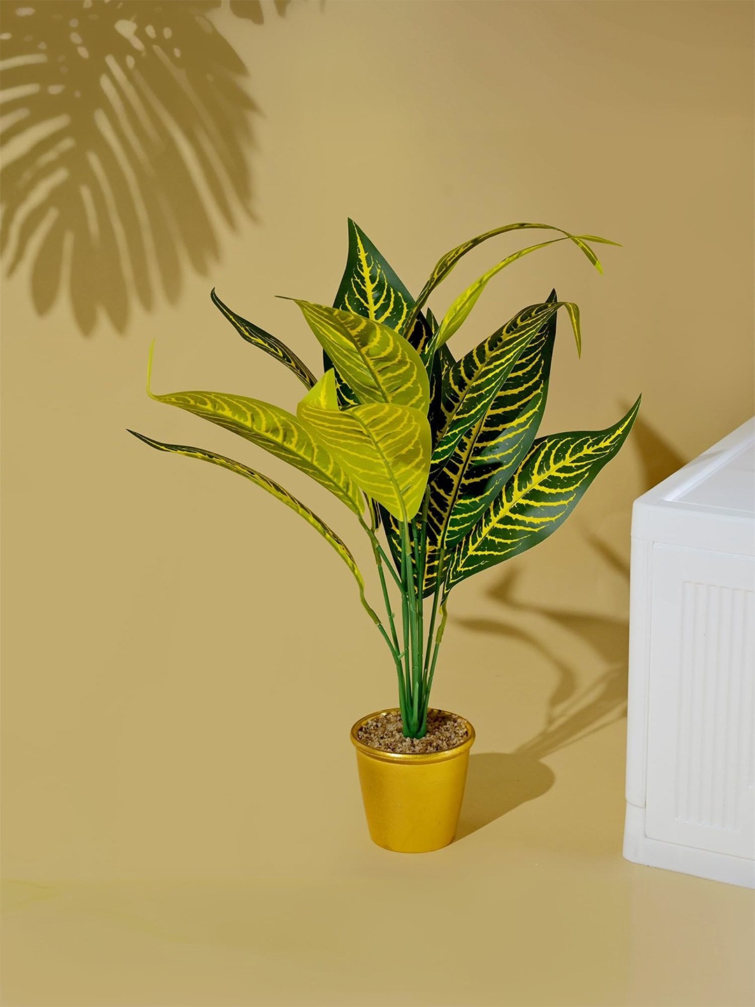 

Kuber Industries Green Artificial Plant With Pot