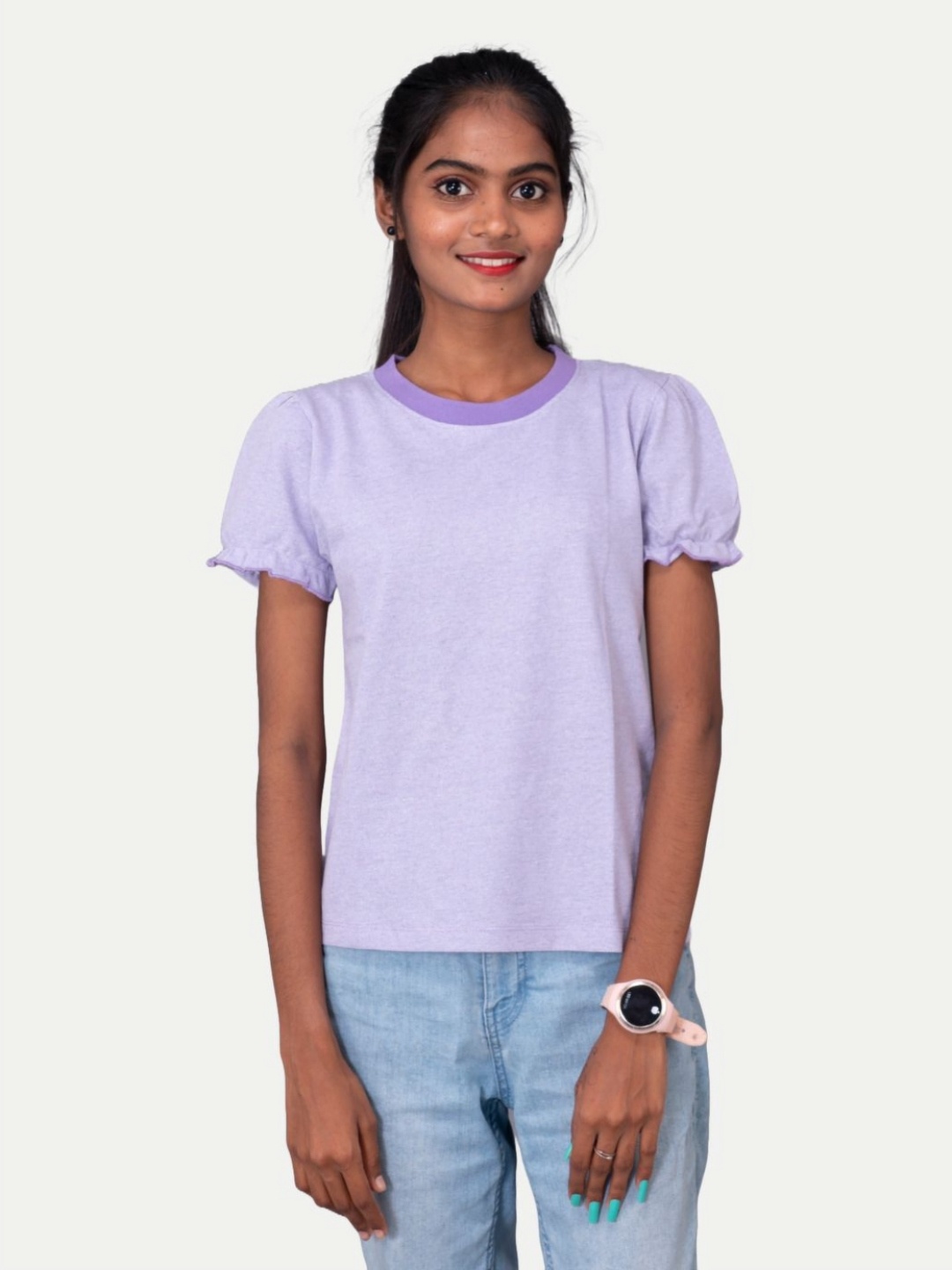 

BAESD Girls Pockets T-shirt, Purple