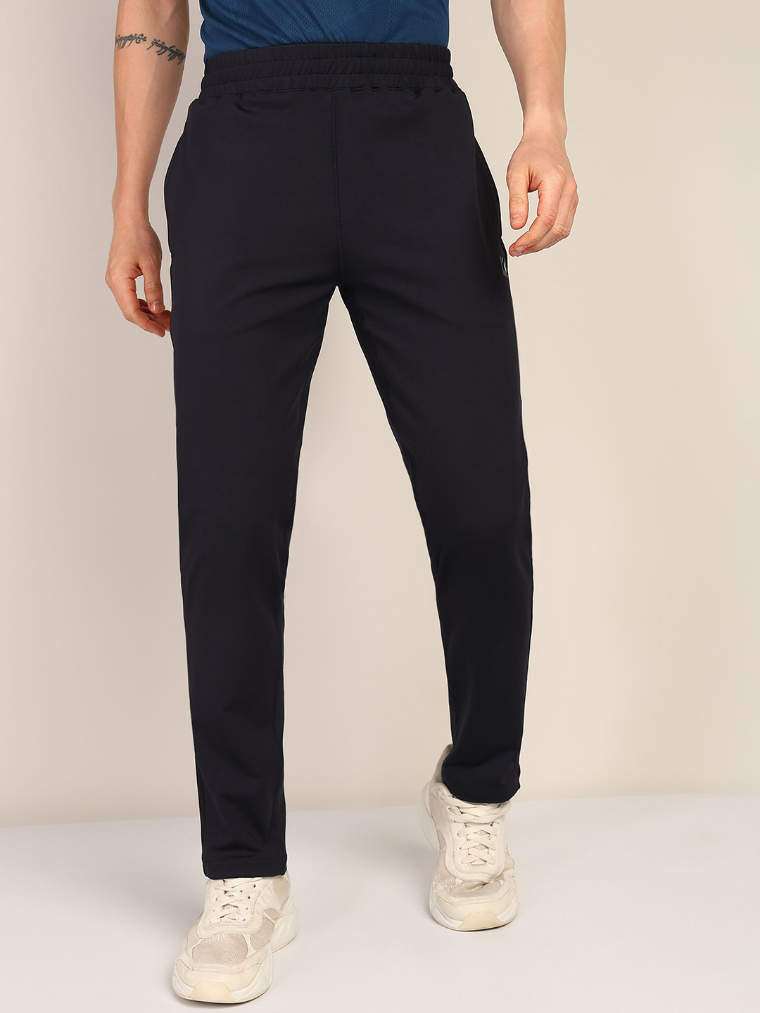 

Golden Kite Men Mid Rise Track Pants, Blue