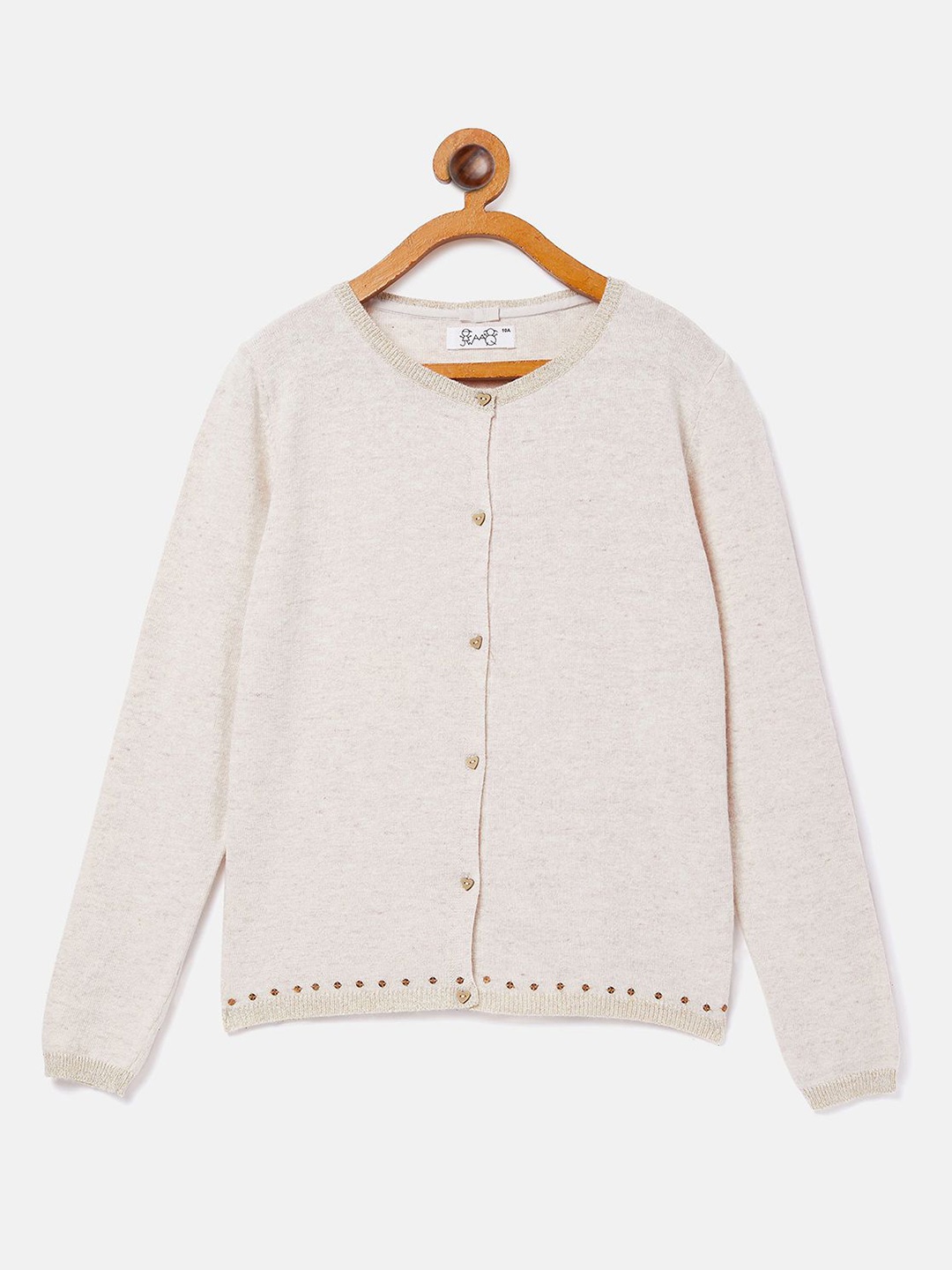 

JWAAQ Girls Cardigan, Camel brown