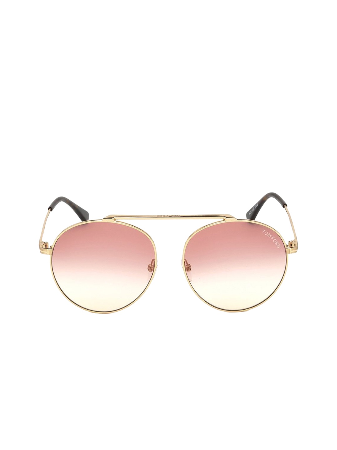 

Tom Ford Women Round Sunglasses with UV Protected Lens FT0571 58 28Z, Rose