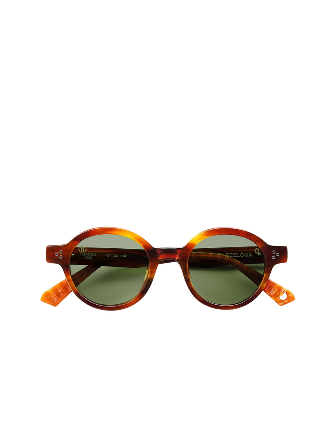 

Etnia Barcelona Women Round Sunglasses with UV Protected Lens LONDON 1992 HV 4720, Green