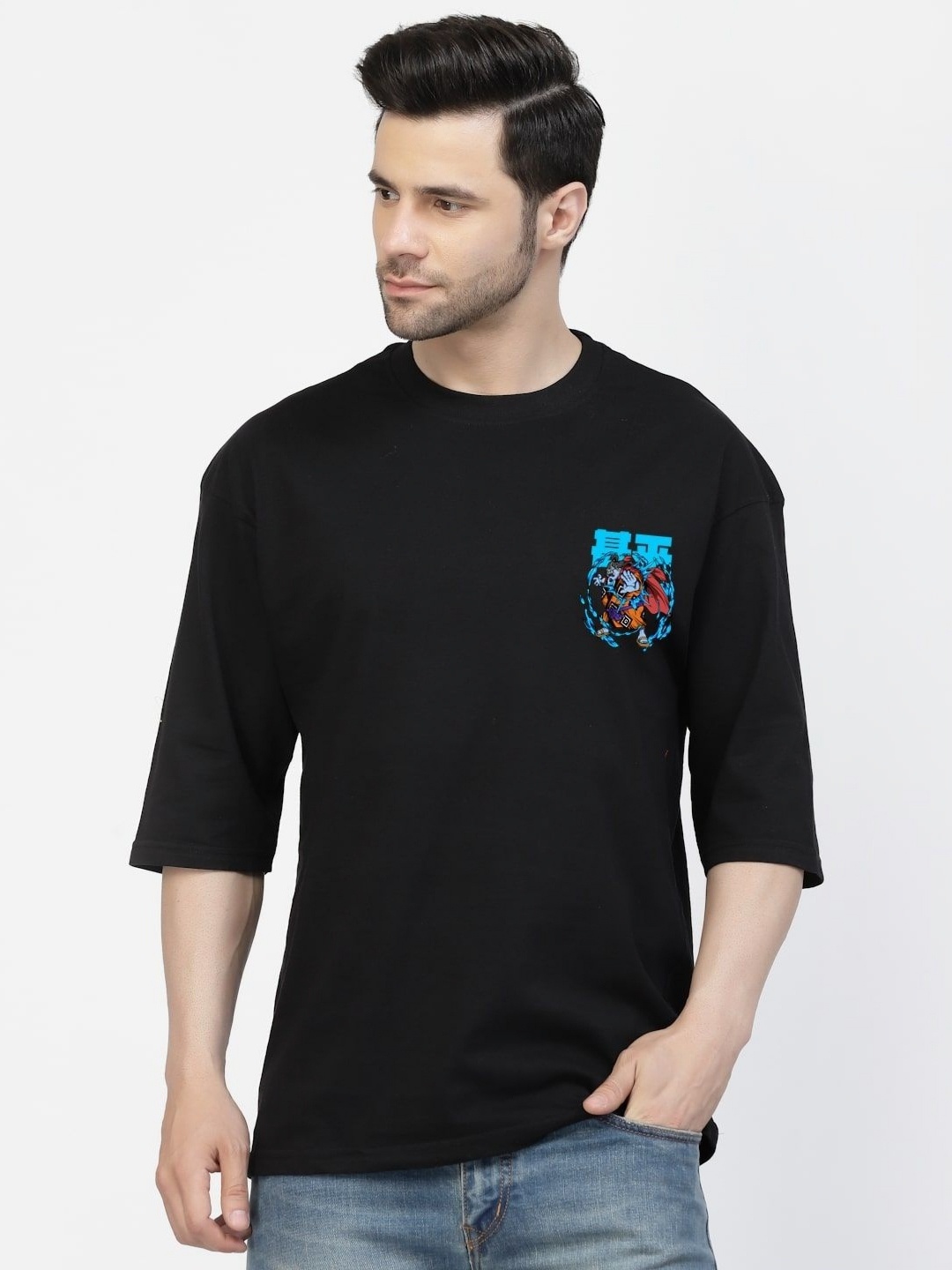

Gavin Paris Men Typography Printed Bio Finish T-shirt, Black