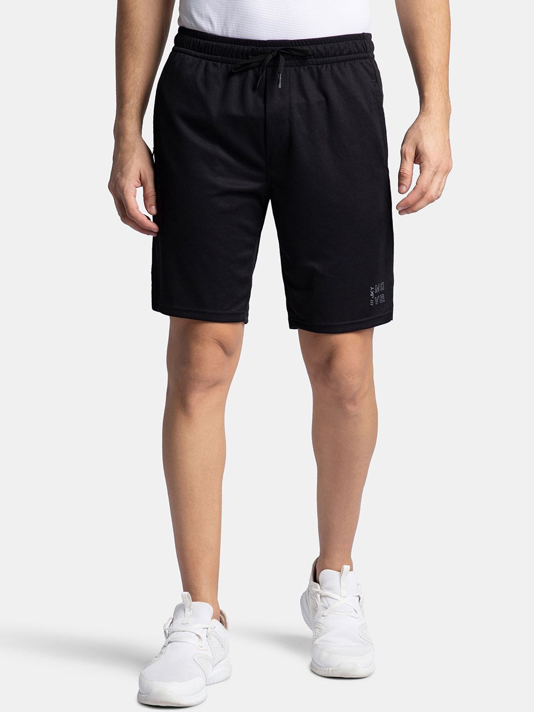 Jockey Lightweight and Breathable Microfiber Shorts with StayFresh Treatment-MV55, Black