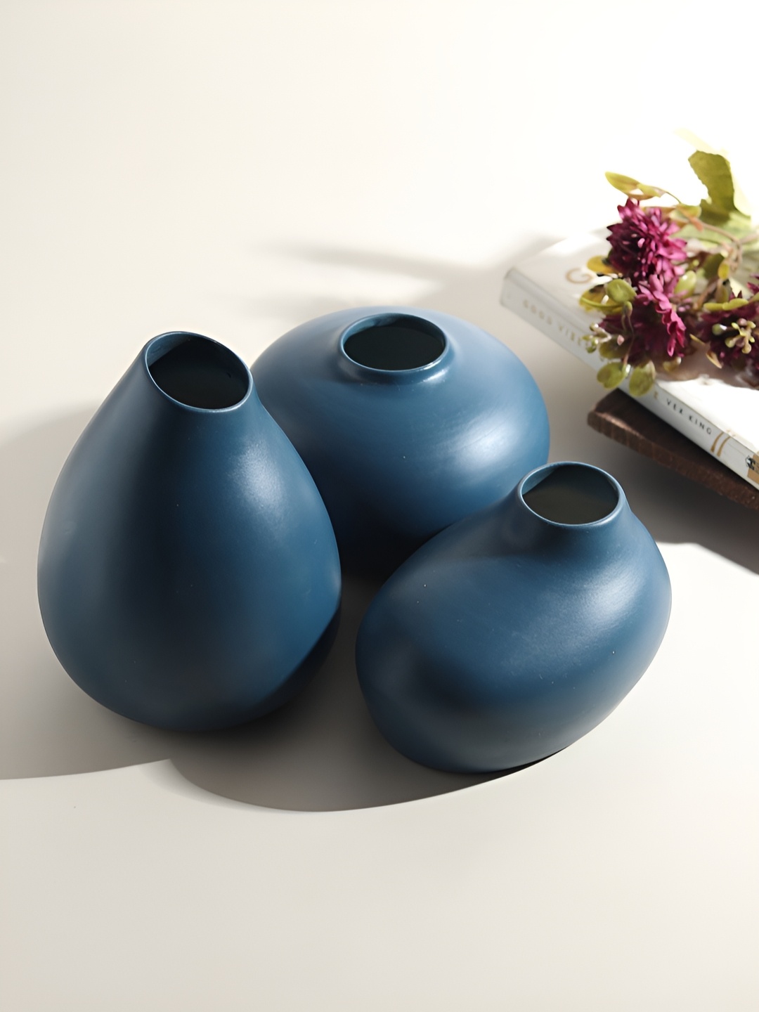 

Decor de Maison Varys Trio Blue 3 Pieces Ceramic Vase