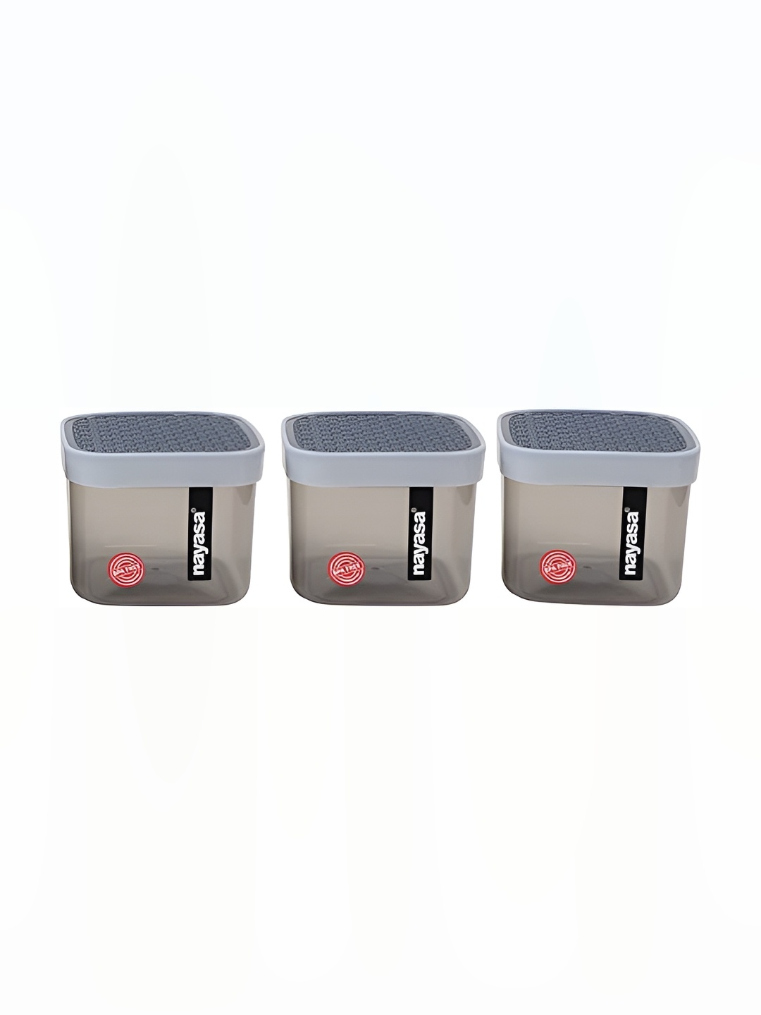 

Nayasa Fusion Grey Set of 3 Kitchen Storage Containers