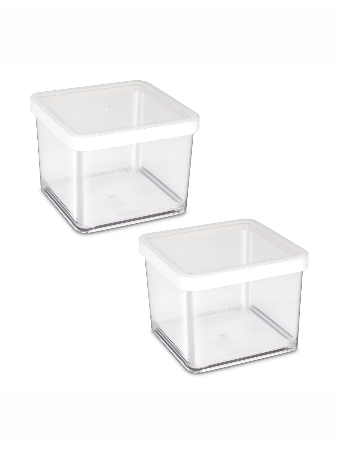 

Nayasa Nicola Set Of 2 Transparent Kitchen Storage Containers - 800 ml