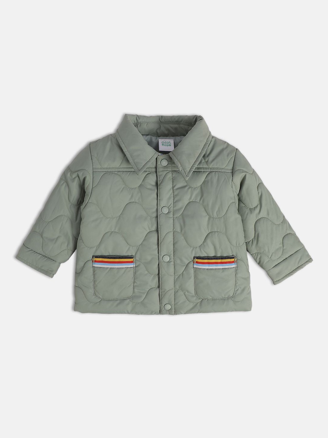 

MINI KLUB Boys Tailored Jacket with Embroidered, Green