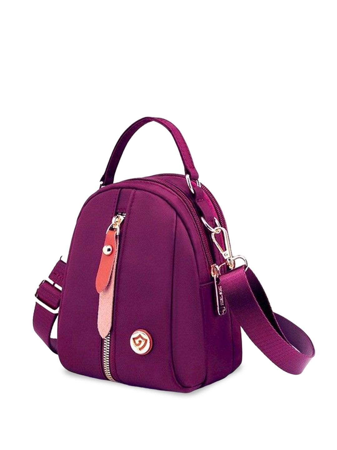 

Diva Dale Structured Handheld Bag with Tasselled, Purple