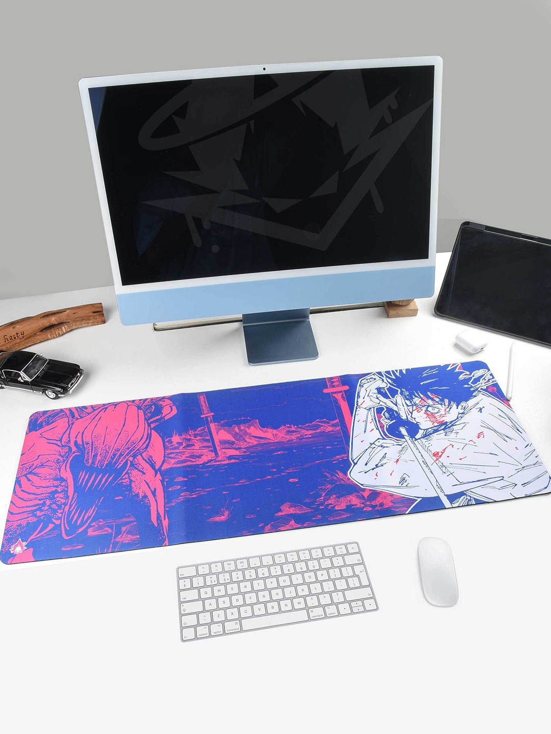 

COMICSENSE Jujutsu Kaisen Anime Purple Yuta Printed Anti Slip Splash Proof Desk Mats