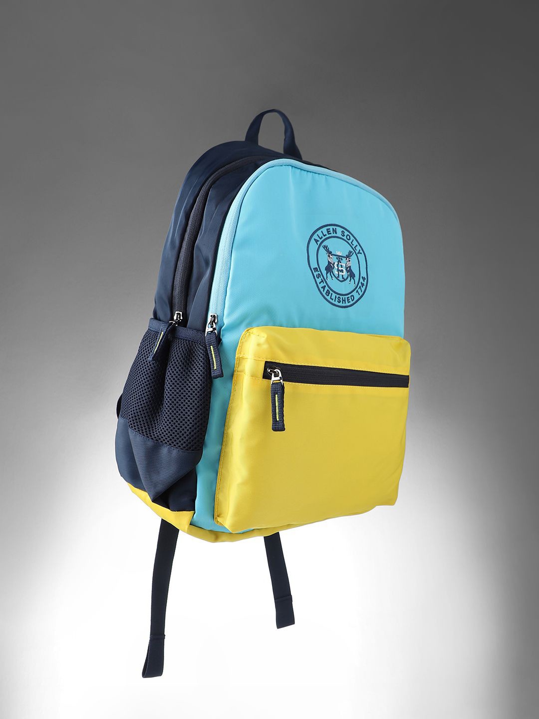Allen Solly Junior Boys Brand Logo Backpack, Yellow