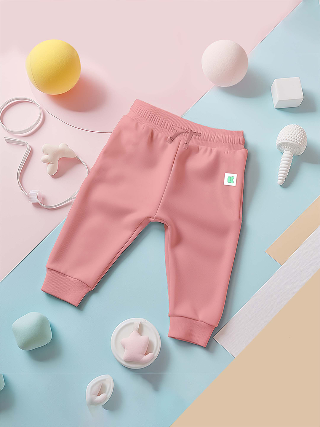 

Kidbea Kids Cotton Sweat Pants, Peach