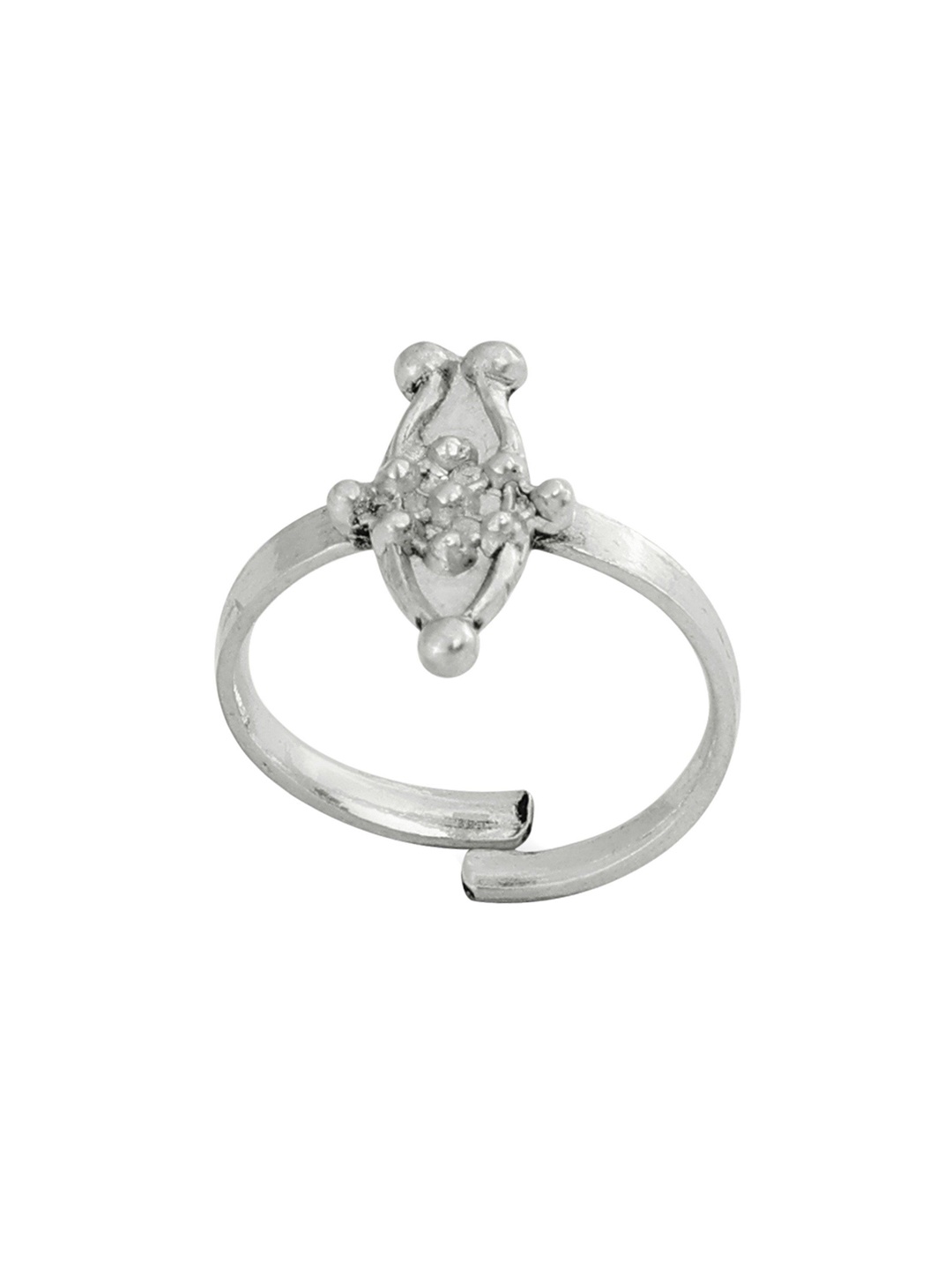 

Exotic India Sterling Silver Designer Ring