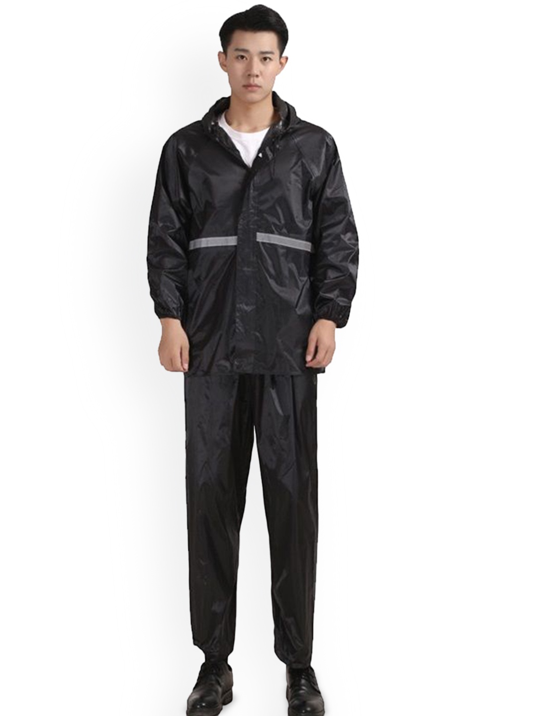 

Alexvyan Men Rain Suit, Black