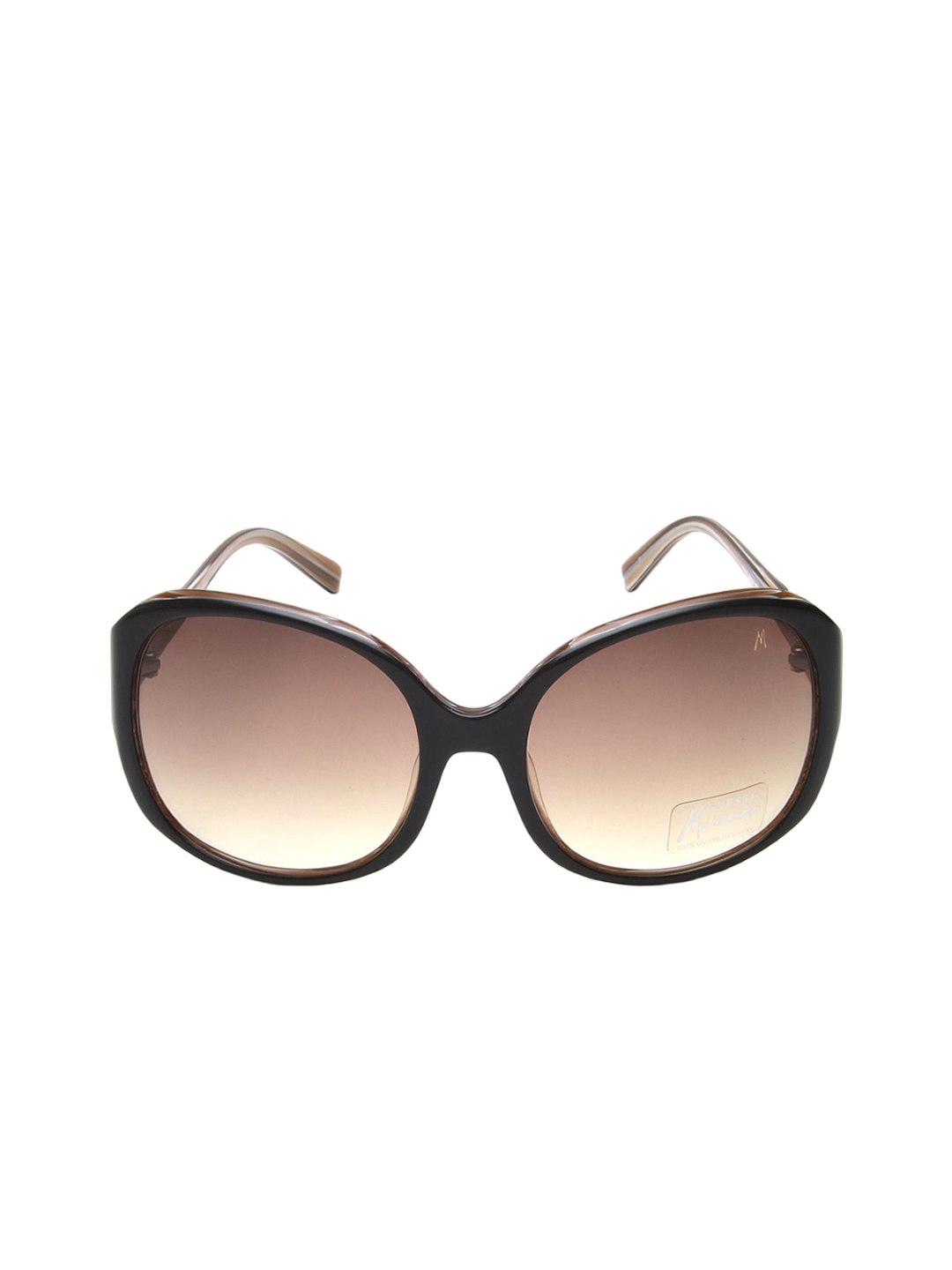 

GUESS Unisex Wayfarer Sunglasses with UV Protected Lens GMS641BLK34SG, Brown