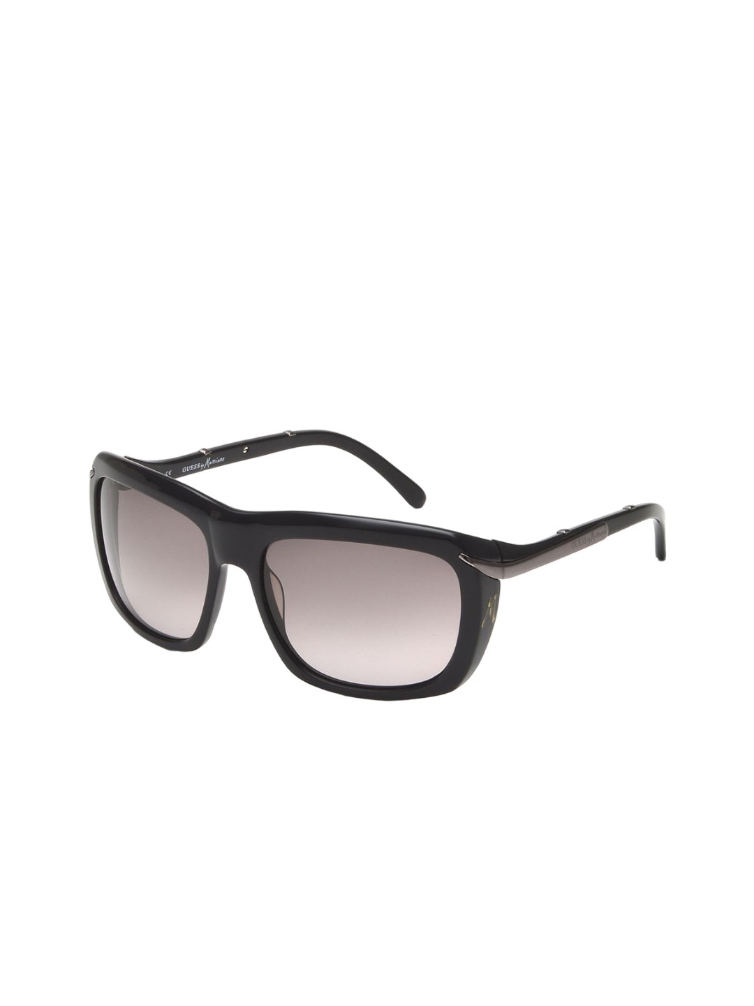 

GUESS Unisex Wayfarer Sunglasses with UV Protected Lens GMS601BLK35SG, Brown