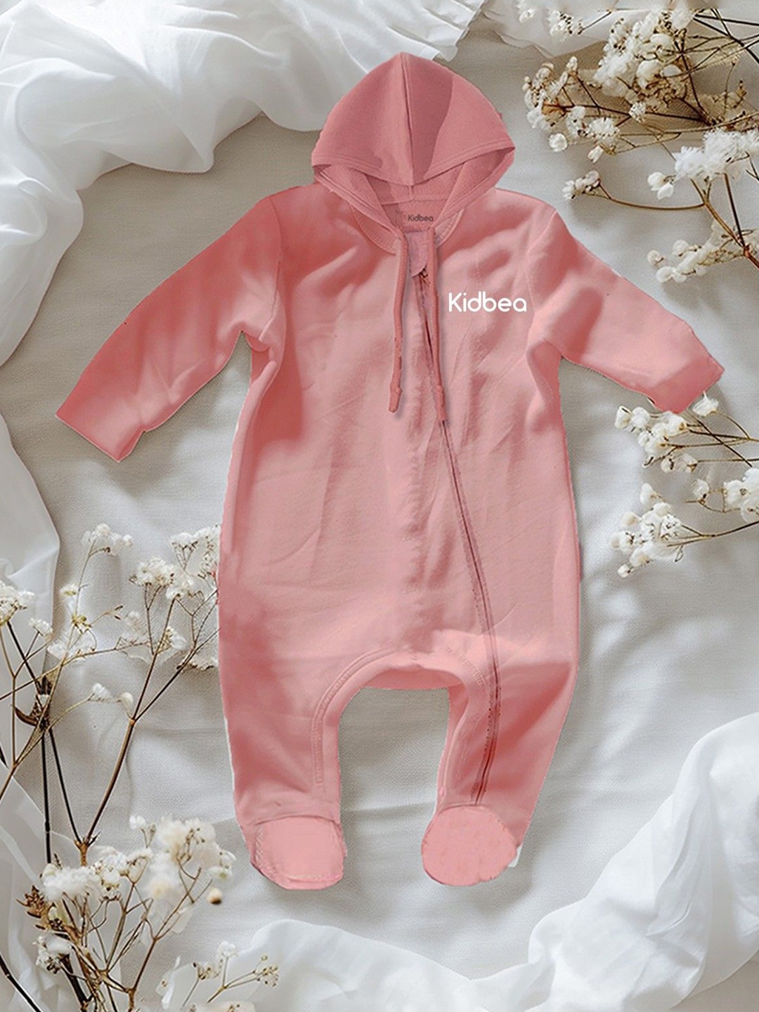 

Kidbea Infants Sleepsuit, Peach
