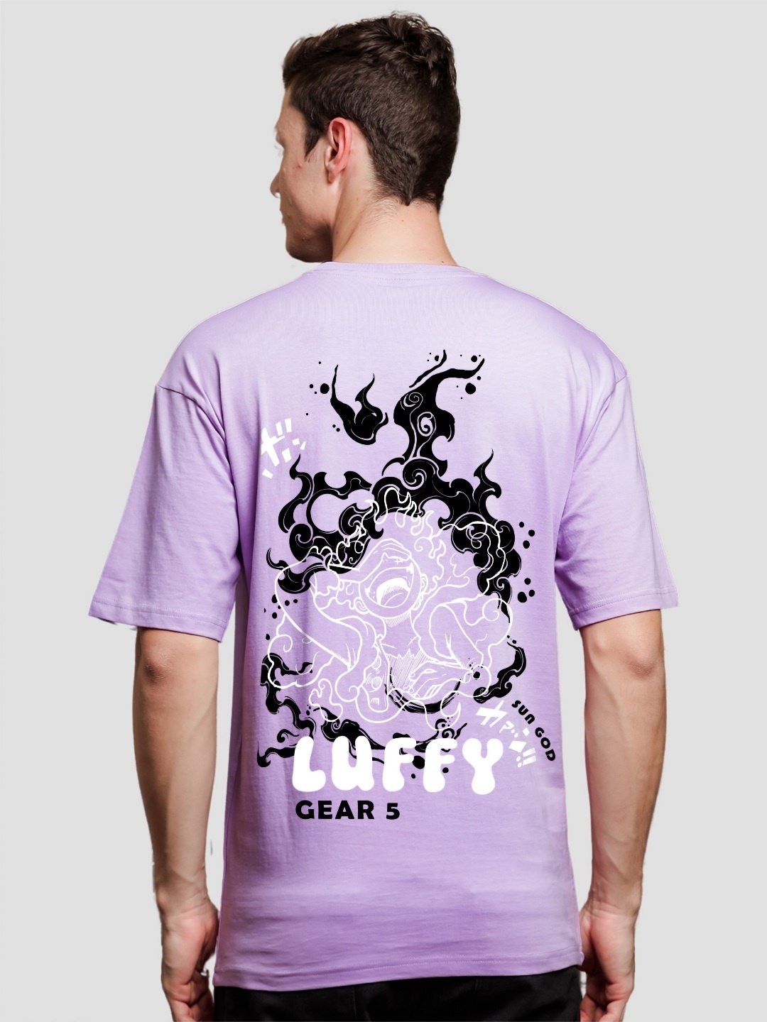 

ADRO Men Typography Monochrome T-shirt, Purple
