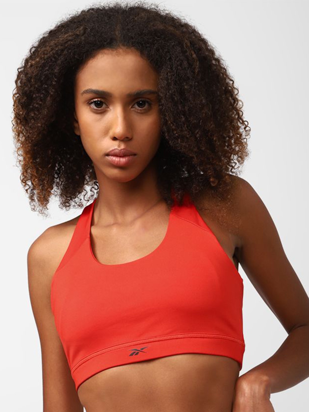 

Reebok Full Coverage Underwired Non Padded Training Workout Ready Bra, Orange