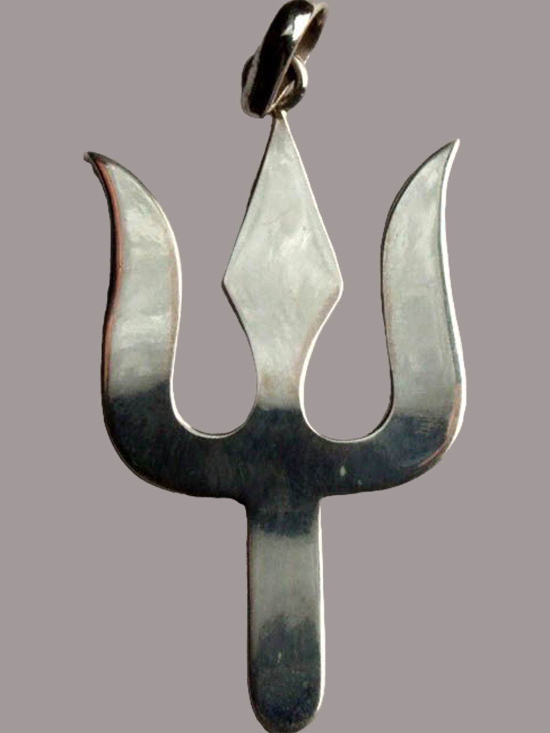 

Exotic India Shiva Trident (Trishul) Sterling Silver Pendant