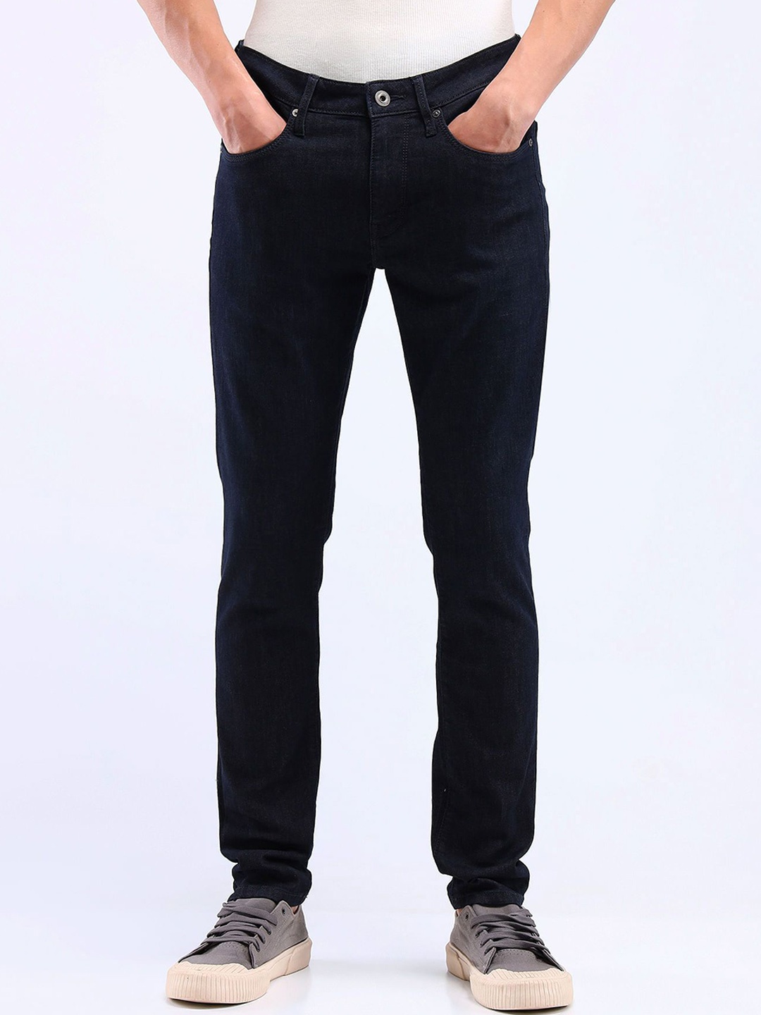 

Flying Machine Men Super Skinny Fit Stretchable Jeans, Blue