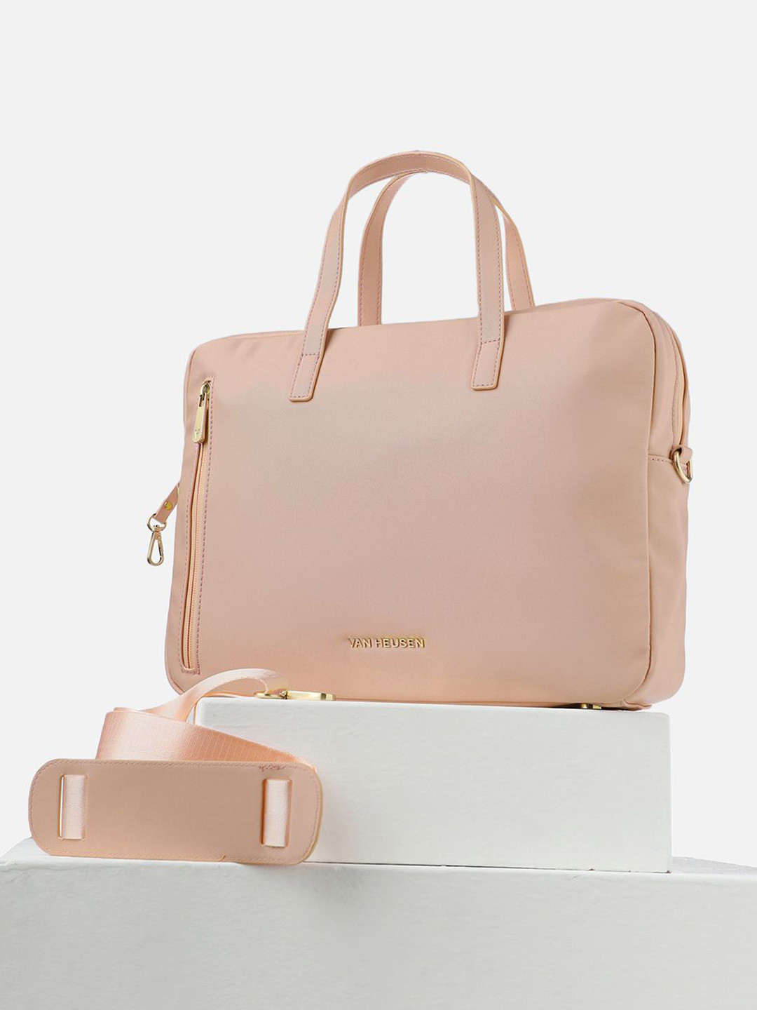 

Van Heusen Woman Women PU Laptop Bag, Pink