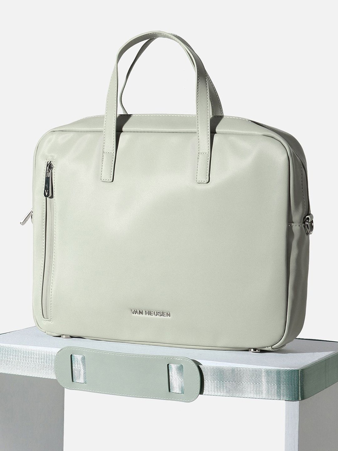 

Van Heusen Woman Women PU Laptop Bag, Green