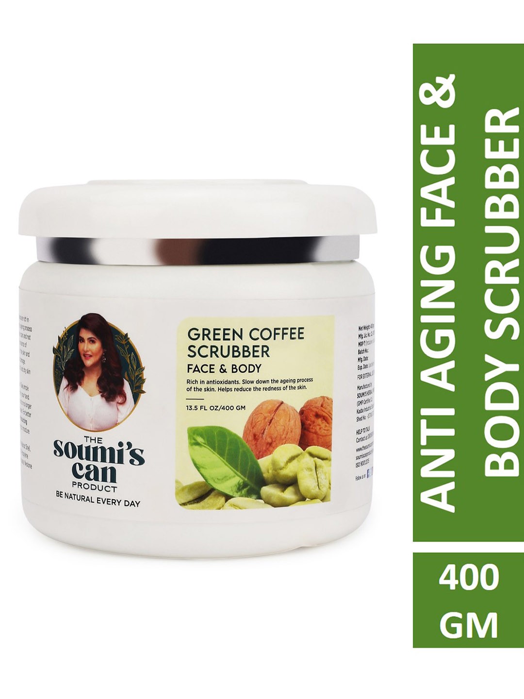 THE SOUMI'S CAN PRODUCT Green Coffee Scrubber - 400g