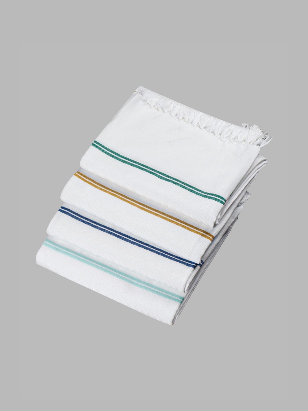 

Ramraj White 4 Piece Pure Cotton 170 GSM Towel Set
