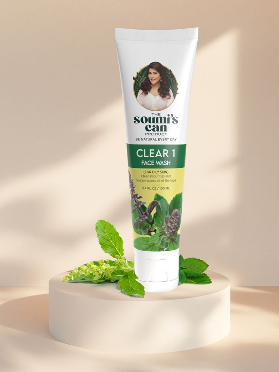 

THE SOUMI'S CAN PRODUCT Pack of 3 Clear 1 Face Wash - 100ml Each, Green