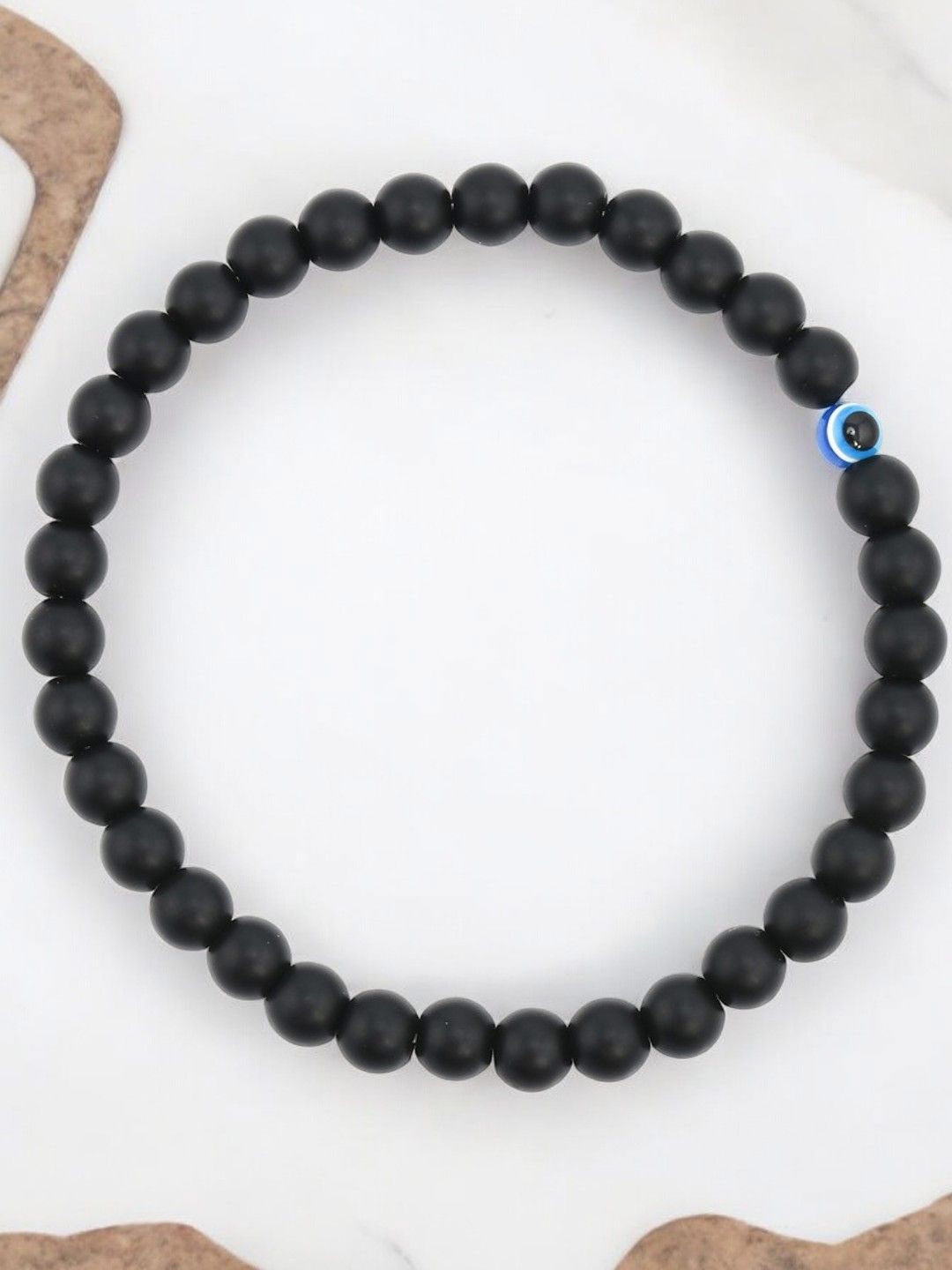 

fabula Evil Eye Beaded Bracelets, Black