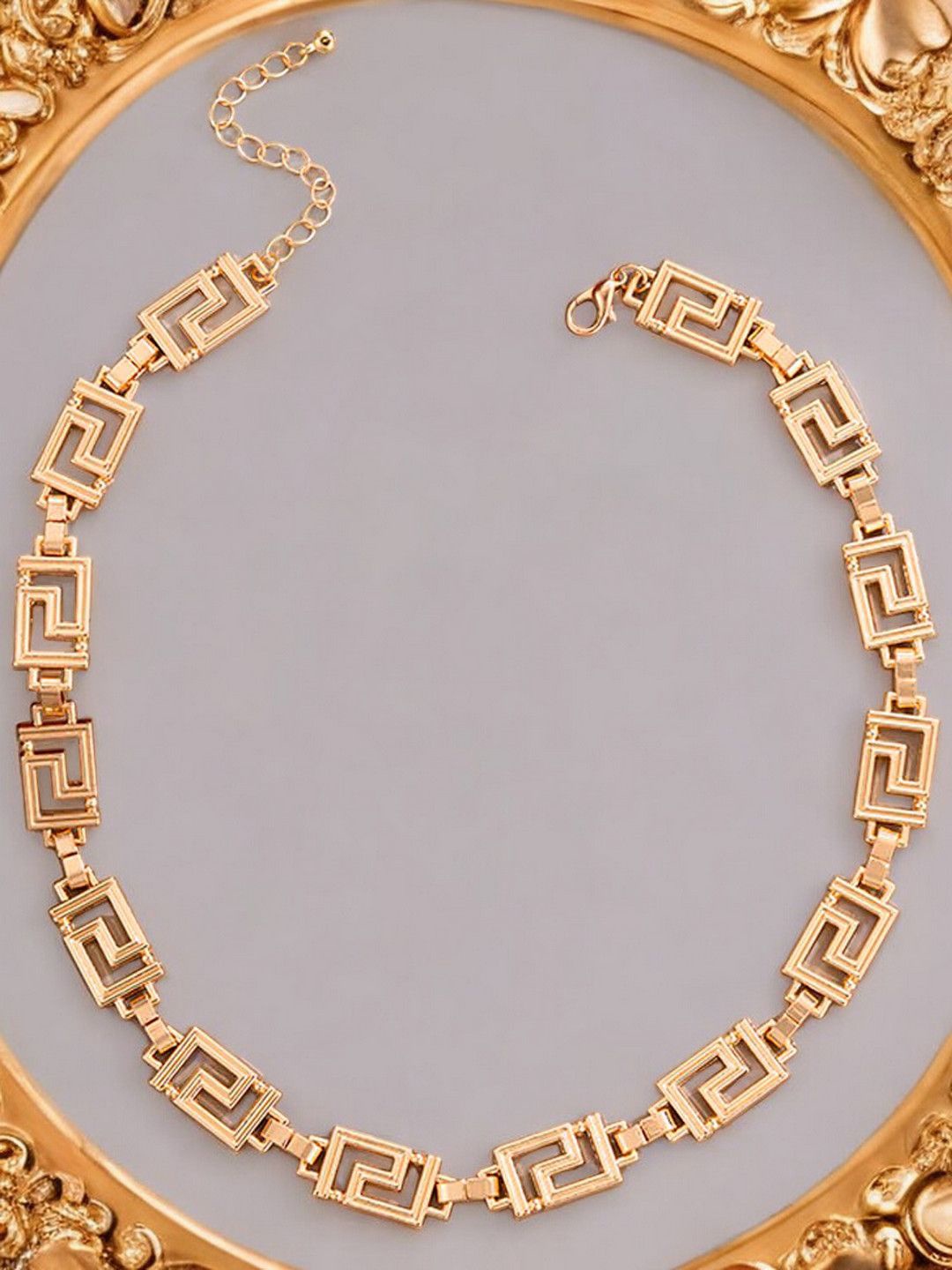 

fabula Geometric Shaped Choker Necklace, Gold