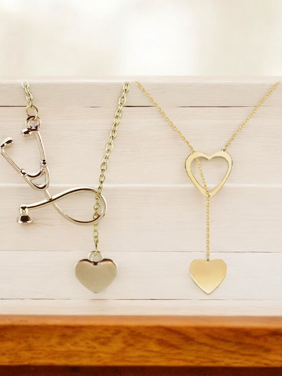 

fabula Set Of 2 Necklace, Gold