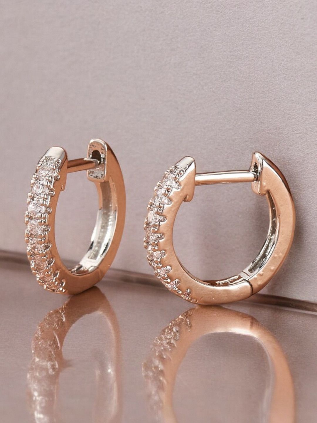 

fabula Crystals Hoop Earrings, Silver